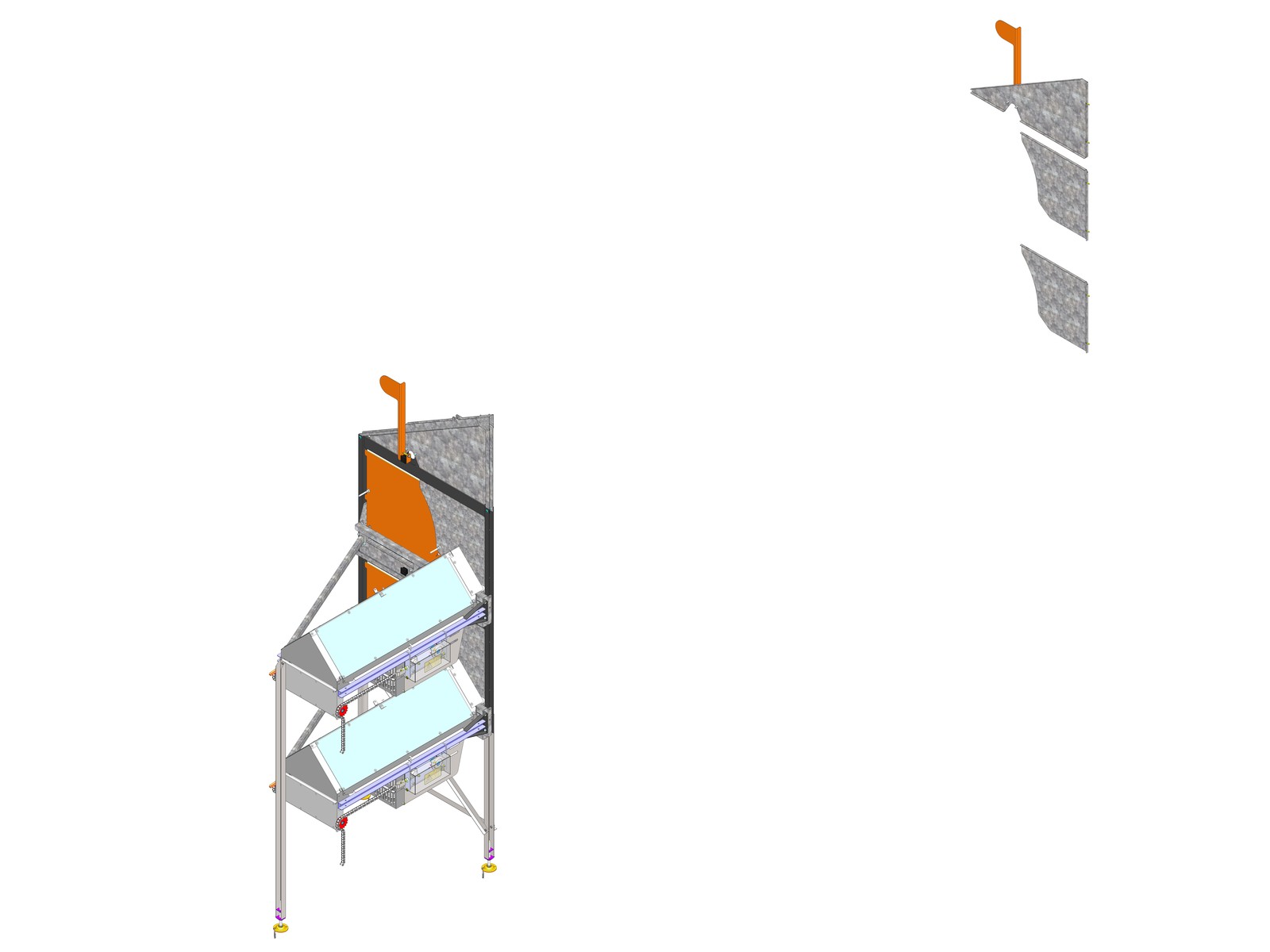 Basic idler egg belt LB245 f/nest Relax 2.0 2t single